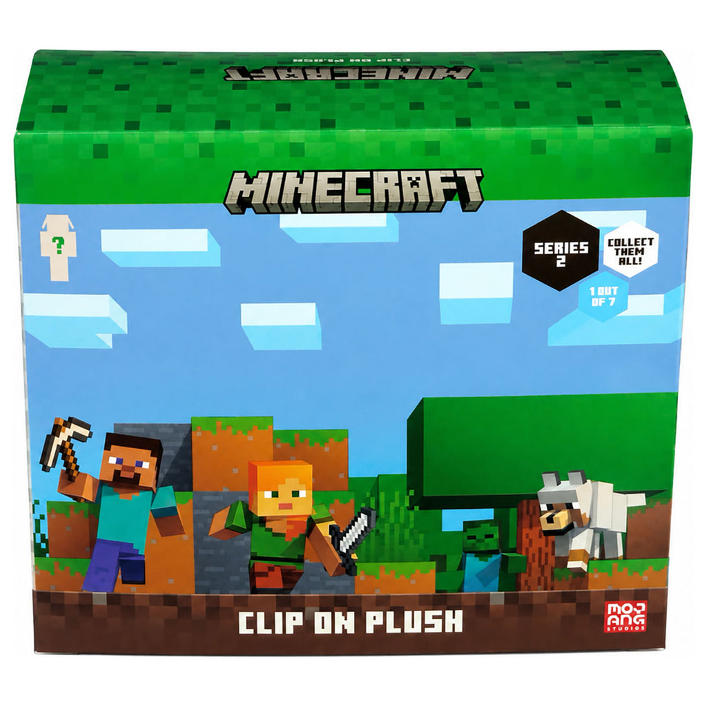 Minecraft Clip On Plush Series 2 (styles vary)