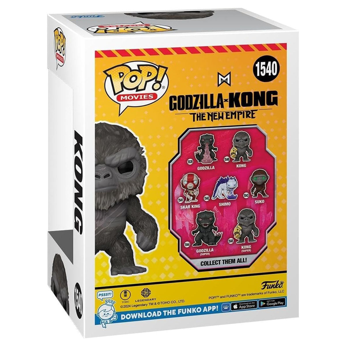 Funko Pop! Movies: Godzilla x Kong: The New Empire: Kong Vinyl Figure #1540