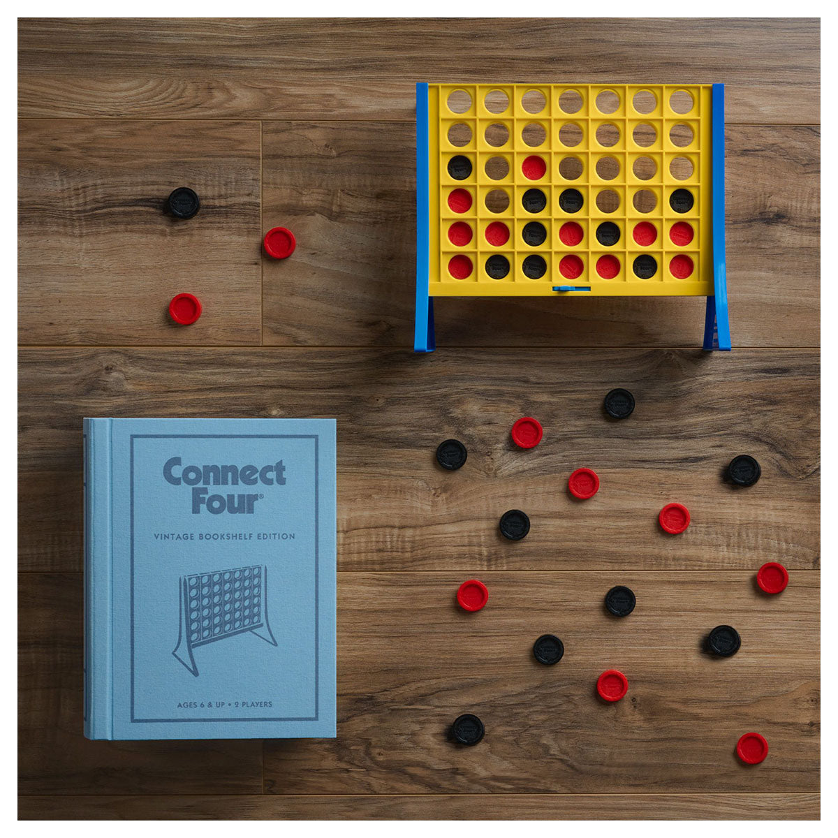 Connect 4 Vintage Bookshelf Edition