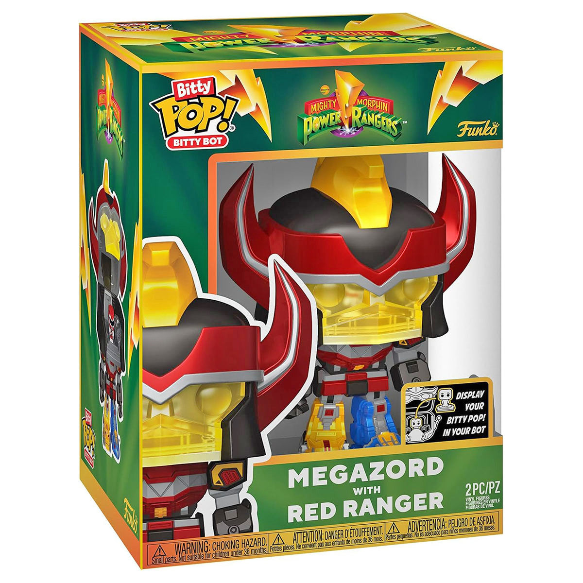 Funko Bitty Pop! Bitty Bot: Power Rangers: Megazord with Red ranger Vinyl Figure