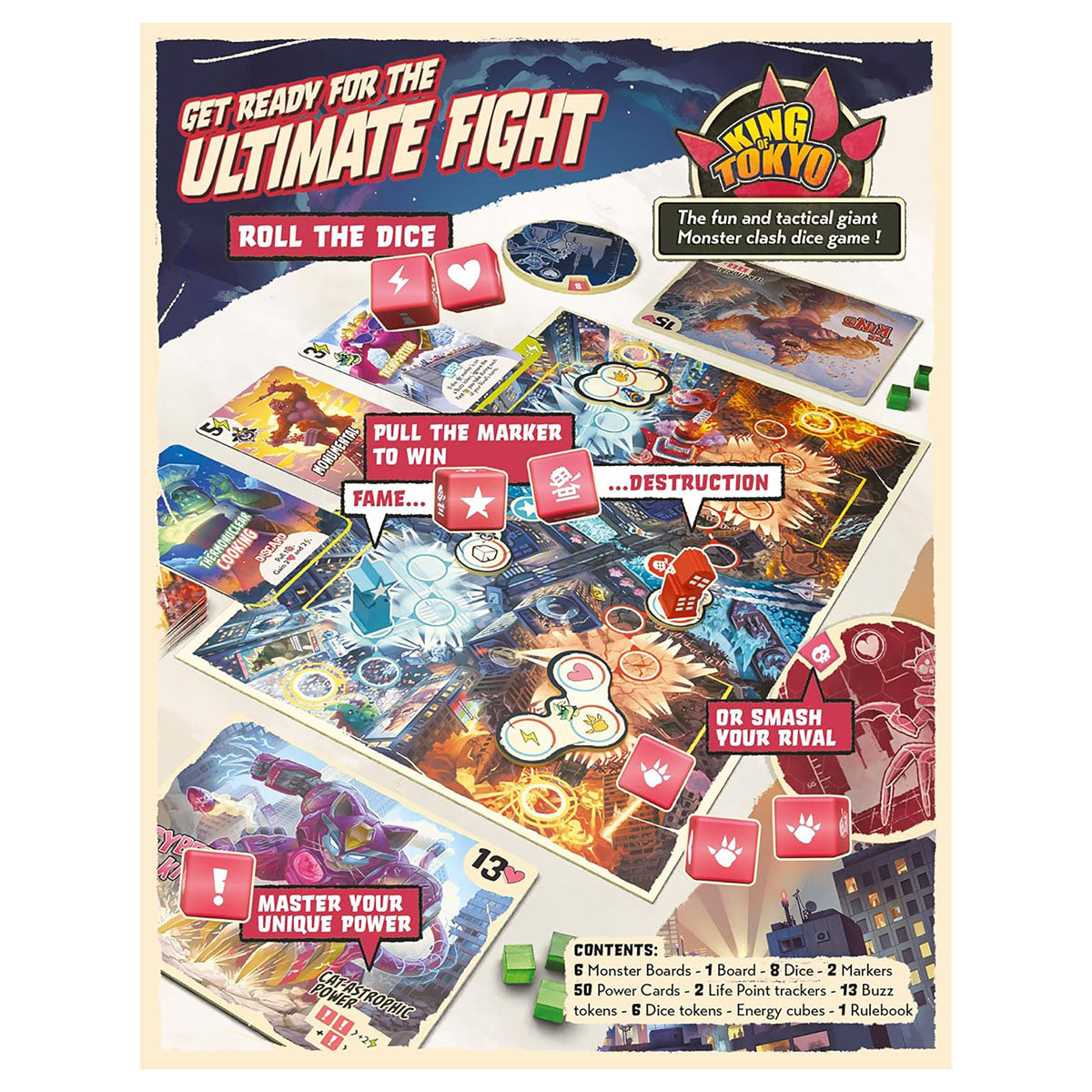 King of Tokyo Duel Board Game