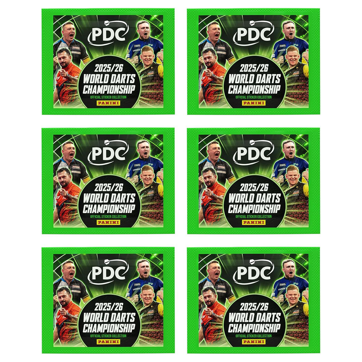 PDC 2026 collectible stickers multipack