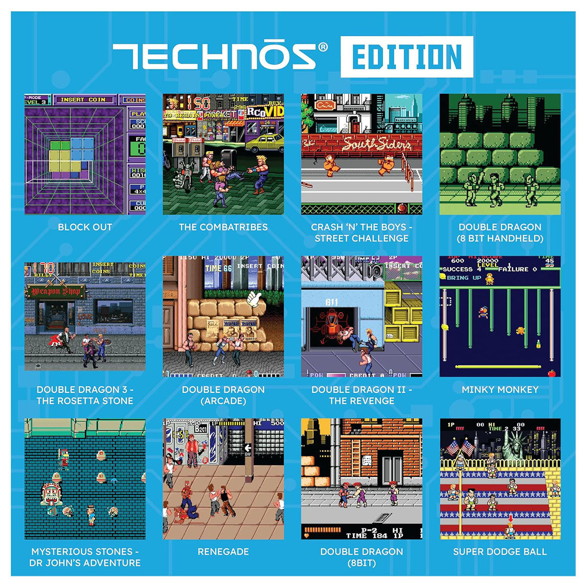 Hyper Mega Tech Super Pocket Technos Edition 15 Classics Games Console