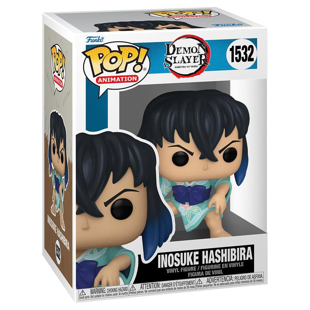 Funko Pop! Animation: Demon Slayer: Inosuke Hashibira (Kimono) Vinyl Figure #1532