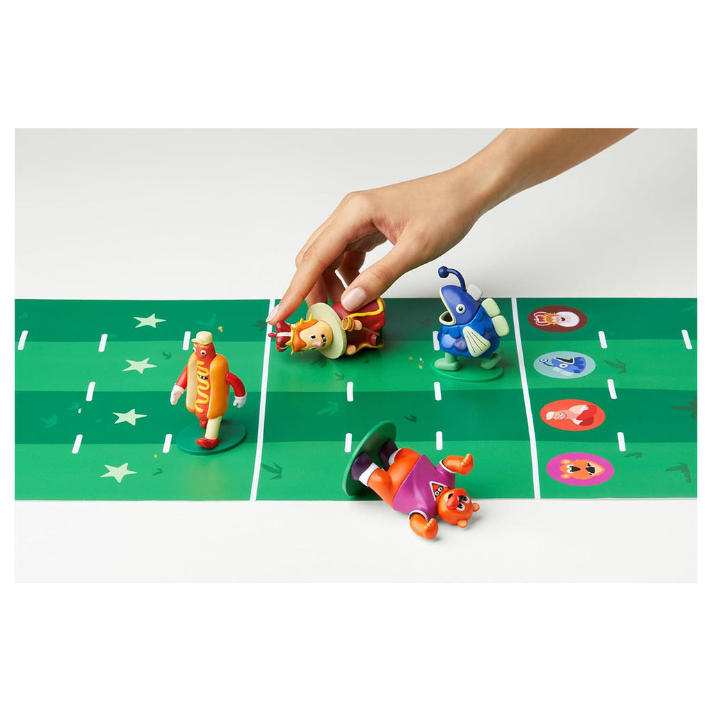 Hot Streak racing mascots on track gameplay