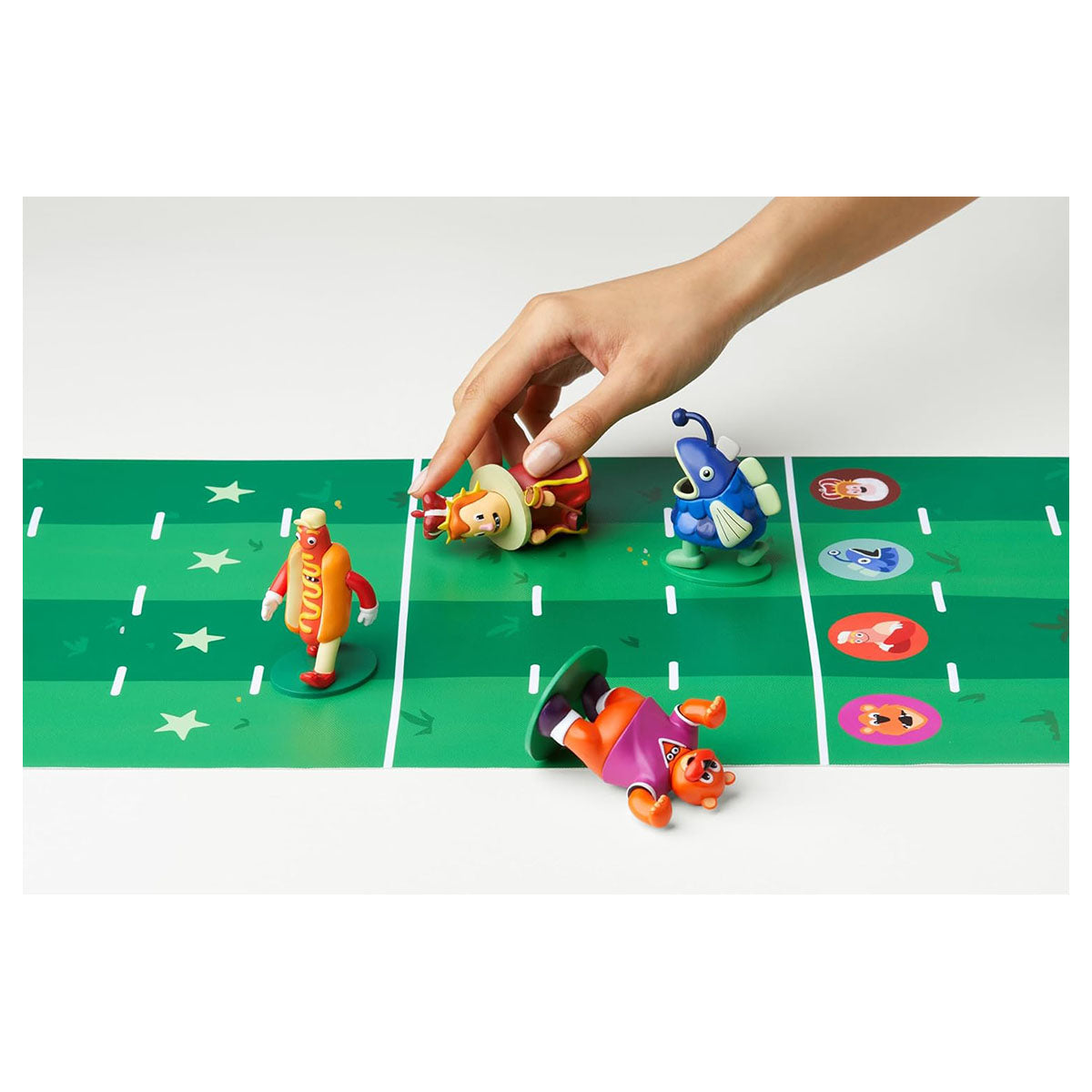 Hot Streak racing mascots on track gameplay