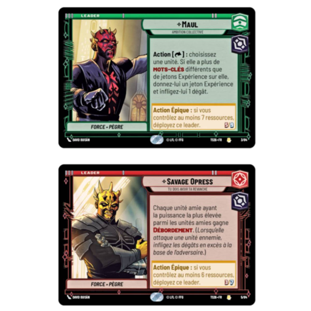 Star Wars: Unlimited Twin Suns Deck Blood Brothers 