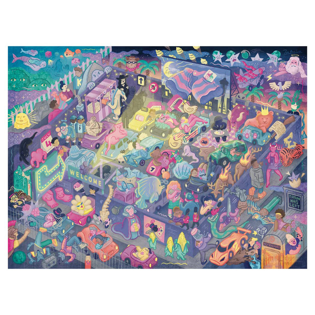 Night at the Movies Puzzle (1000 pieces)