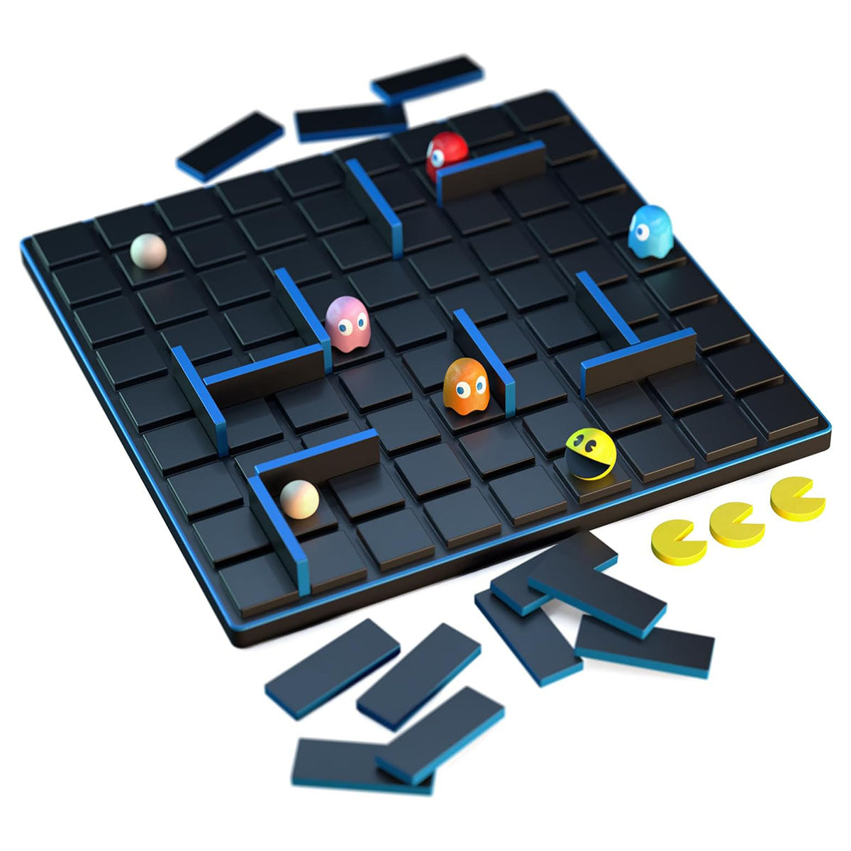 Quoridor PAC-MAN gameplay maze walls and player tokens