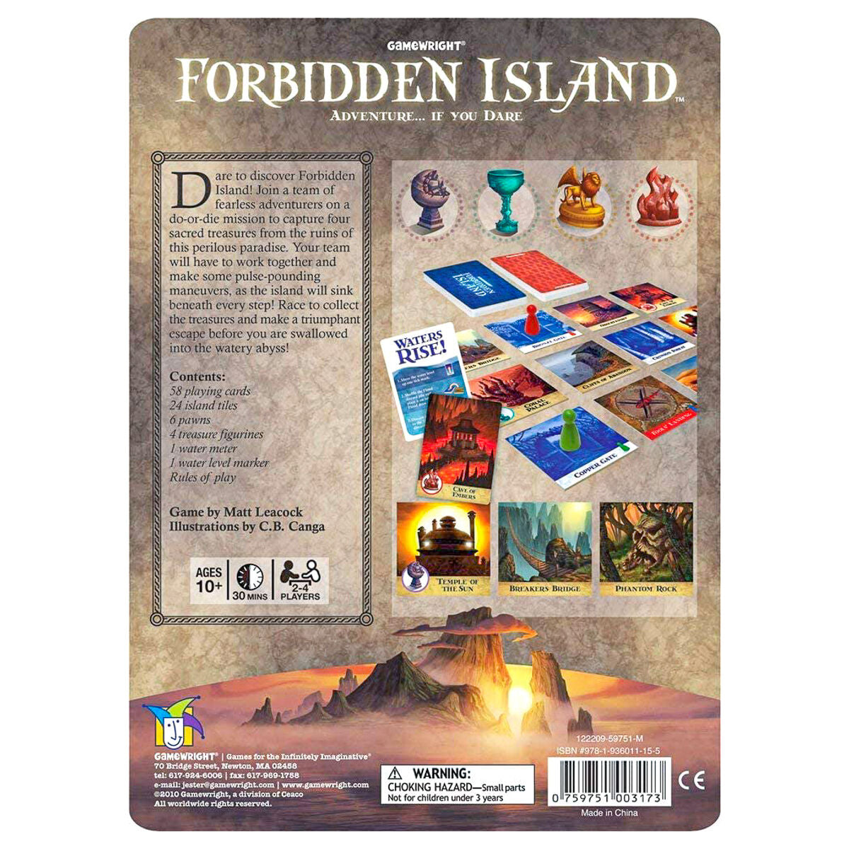 Forbidden Island family strategy game
