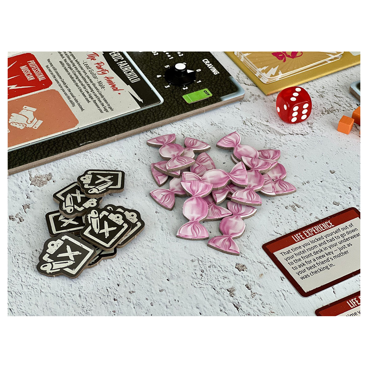 Rock Hard: 1977 - Rock-Band Strategy Board Game for 2-5 Players