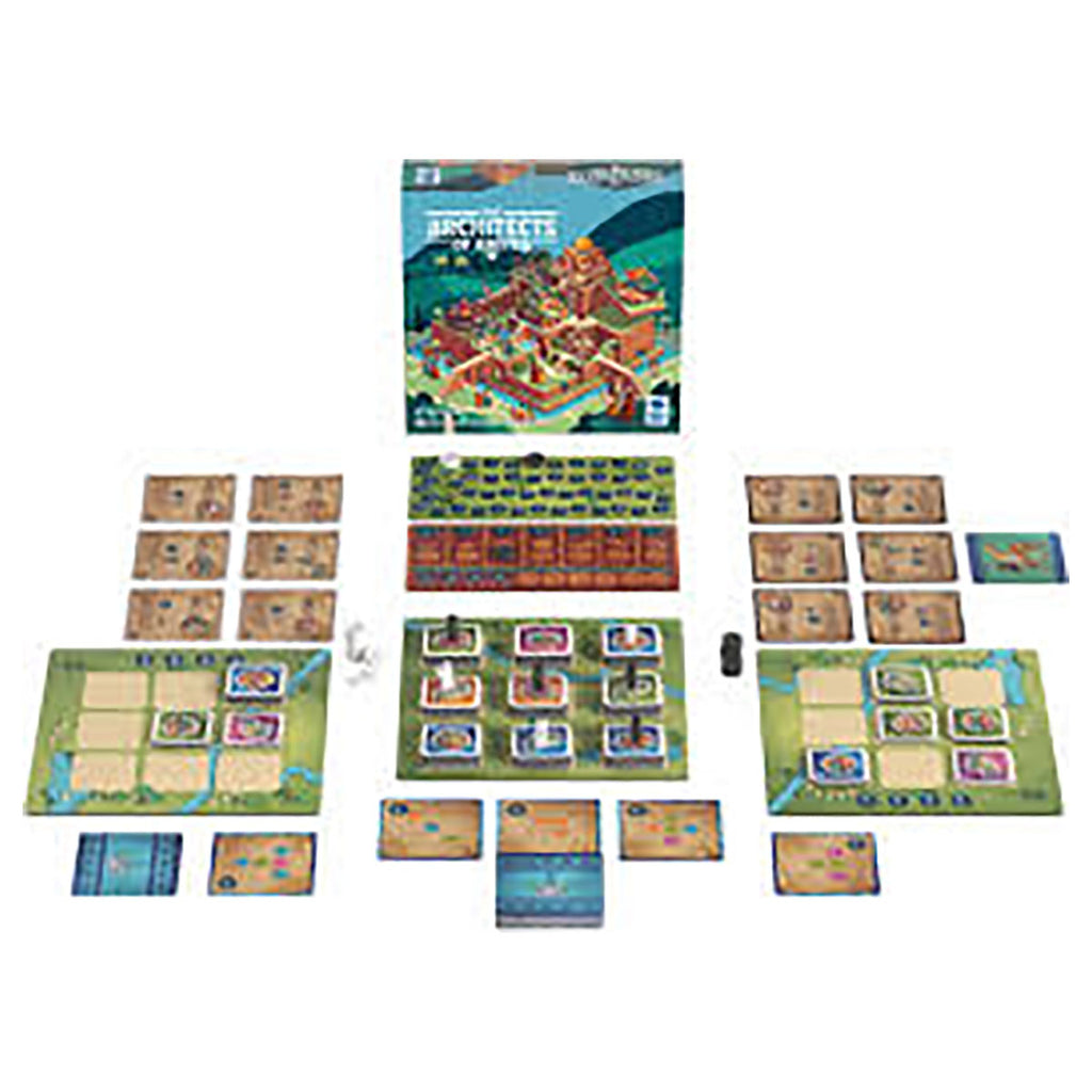 Architects of Amytis board game setup