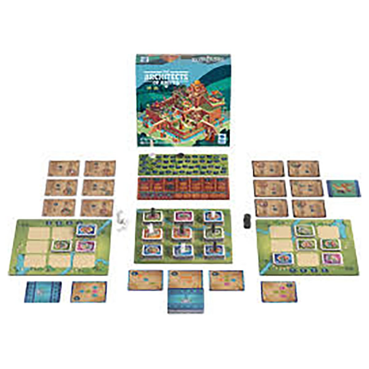 Architects of Amytis board game setup