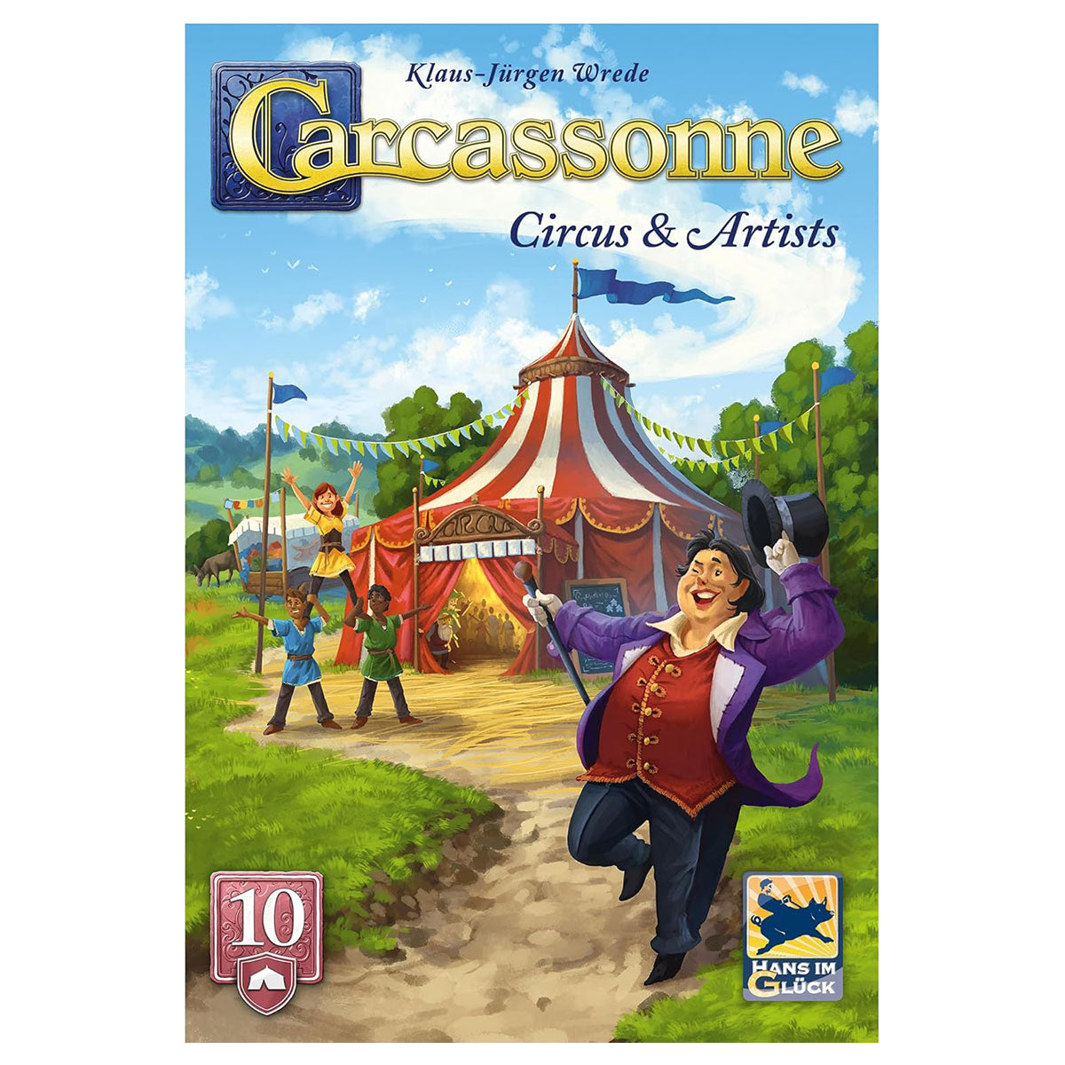 Carcassonne Circus & Artists Expansion 10 (2025 refresh)
