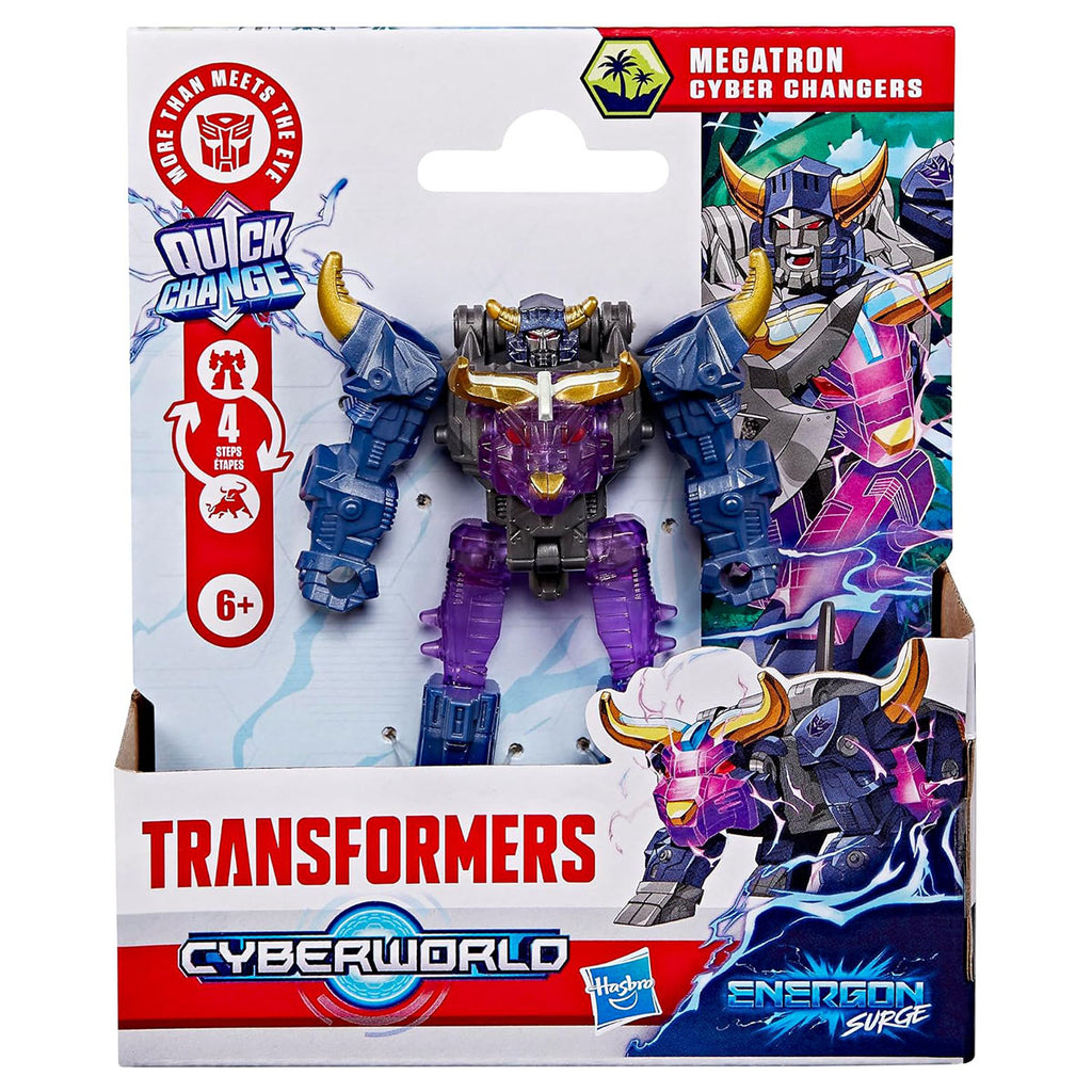 Transformers Cyberworld Megatron Cyber Changers Energon Surge Action Figure
