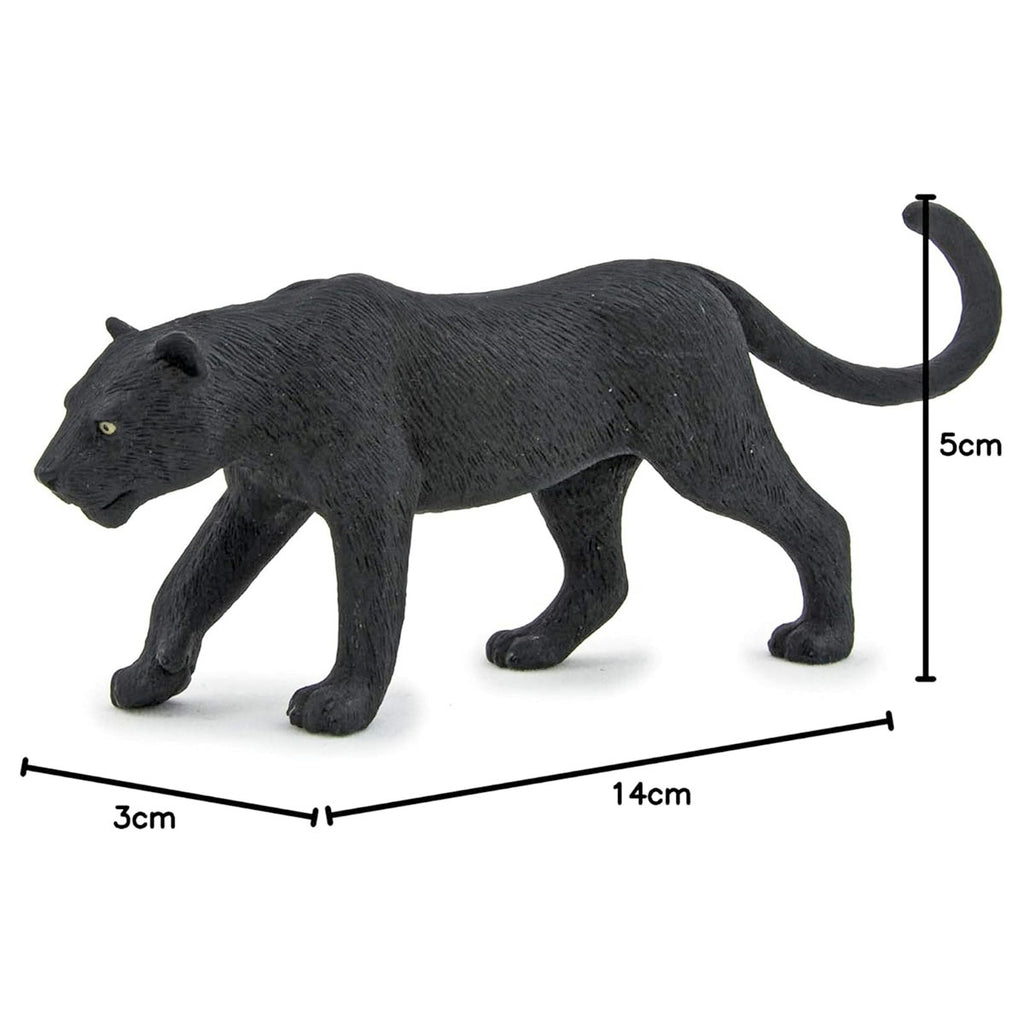 Mojo Fun Wildlife Black Panther Figure