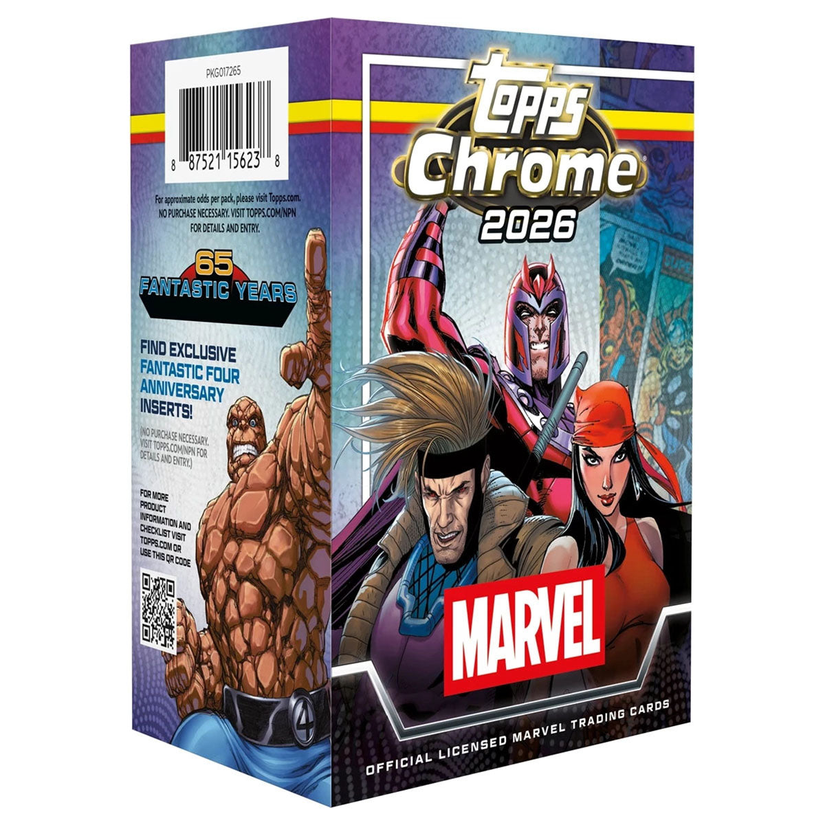 Topps Chrome 2026 Marvel Comics Trading Cards Value Box