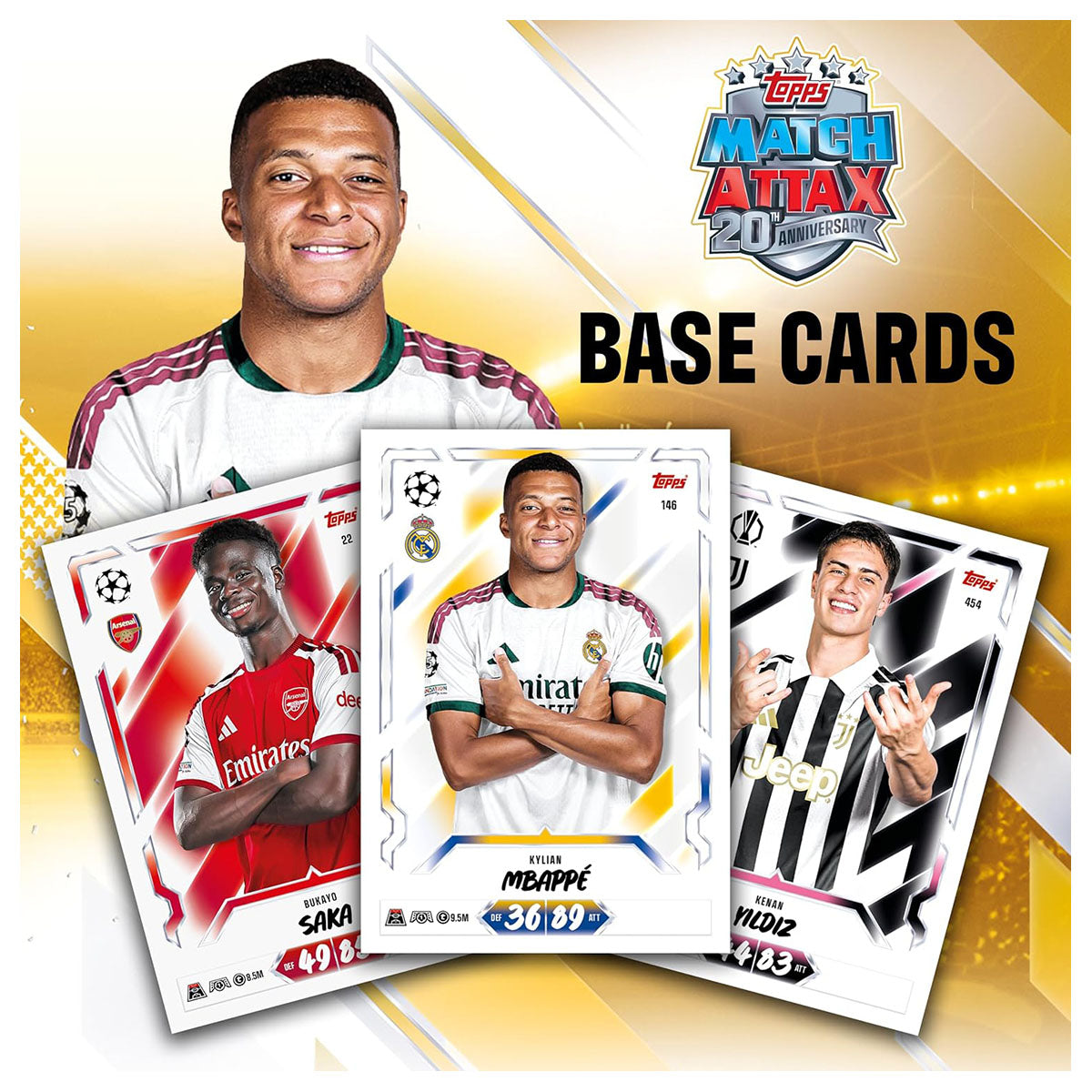 Topps Match Attax 20th Anniversary Trading Card Game UCC 2026/27 Starter Pack