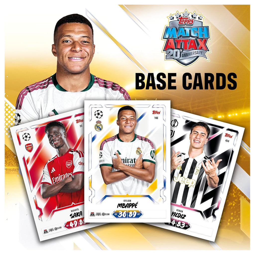Topps Match Attax 20th Anniversary Trading Card Game UCC 2026/27 Chart Toppers Mega Tin #1