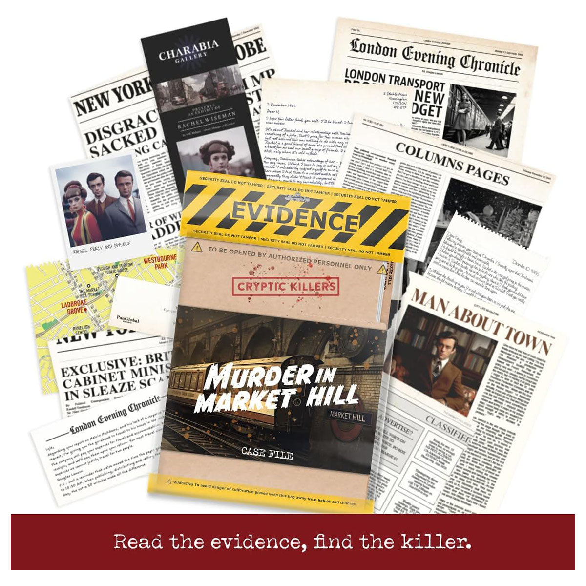 Cryptic Killers: Murder in Market Hill Case File Game