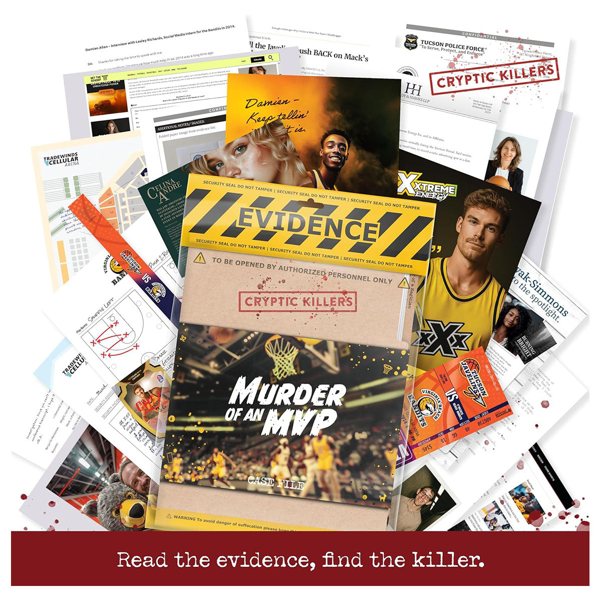 Cryptic Killers: Murder of an MVP Case File Game