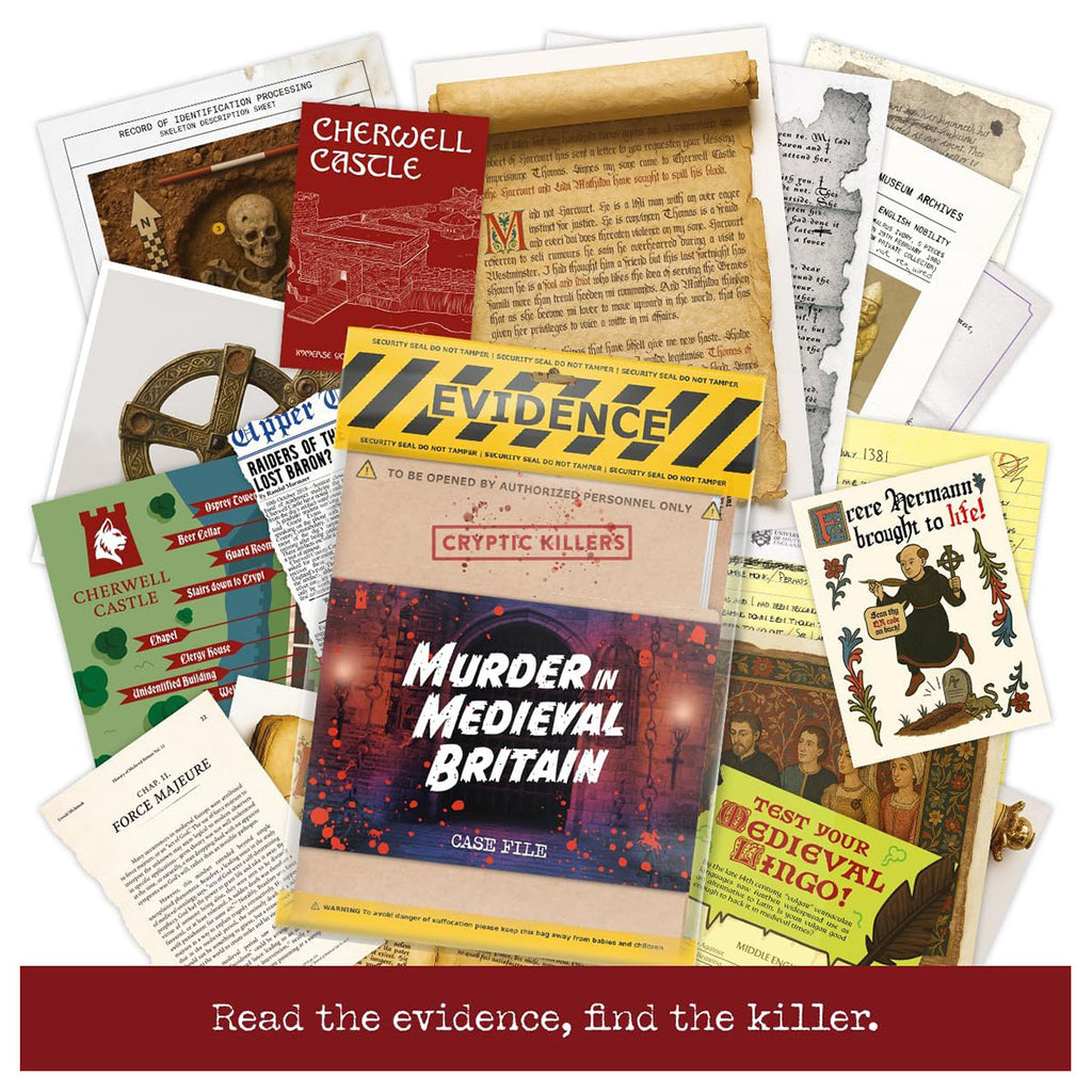 Cryptic Killers: Murder in Medieval Britain Case File Game