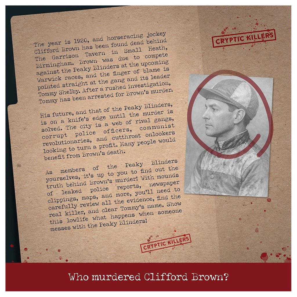 Cryptic Killers: Peaky Blinders Case File Game