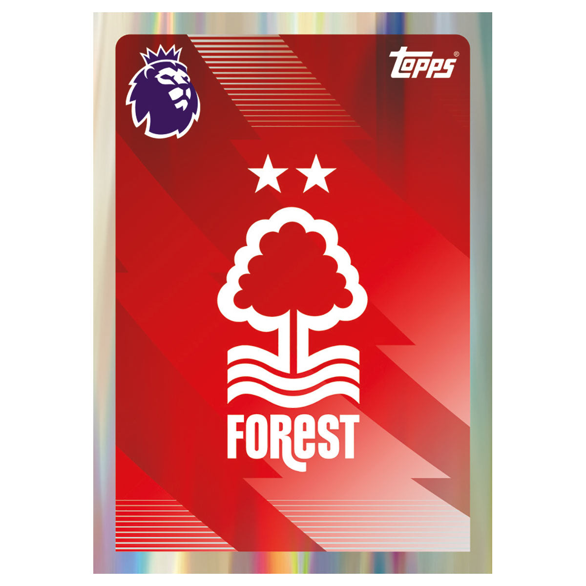 Topps football stickers foil and player designs
