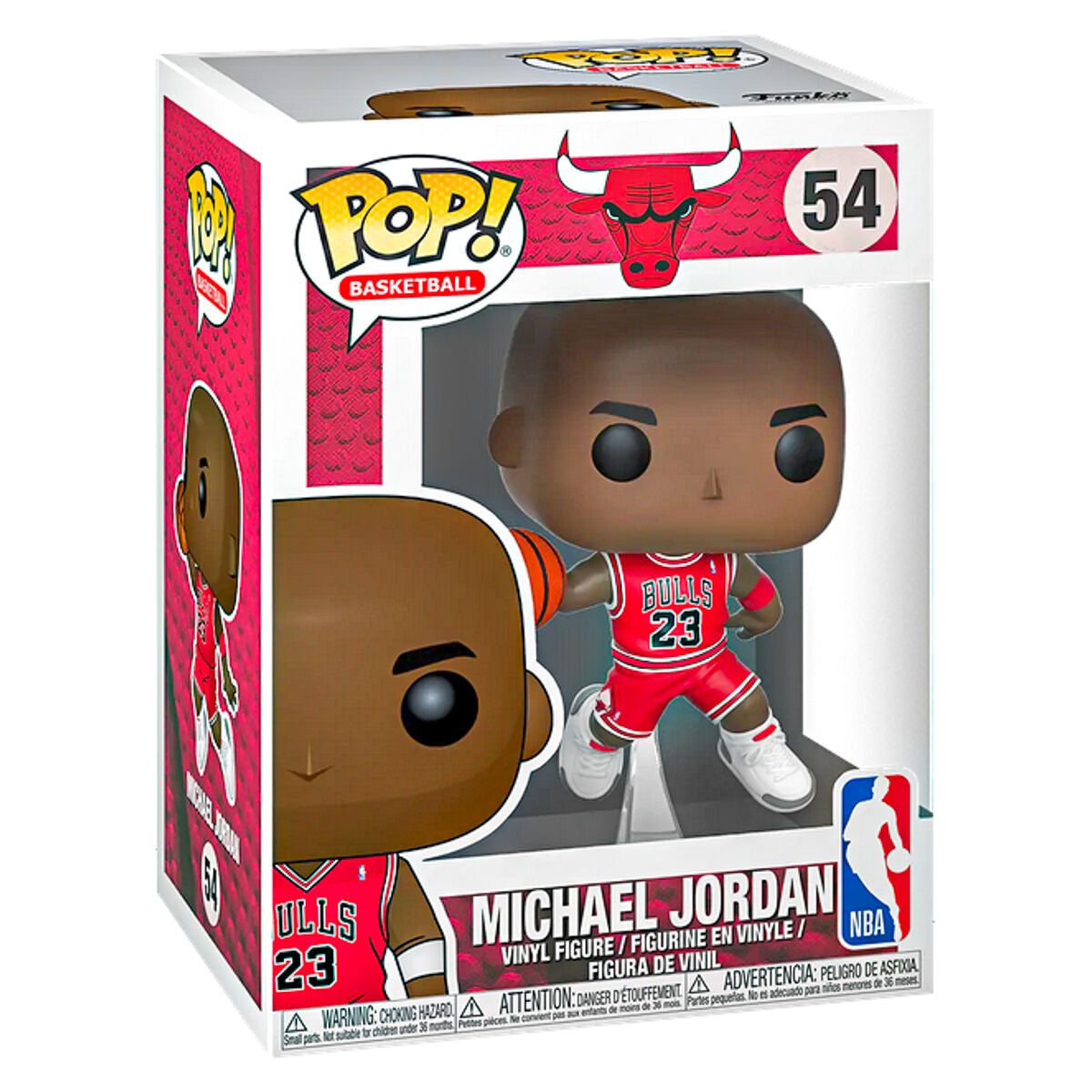 Funko Pop! Basketball: NBA Chicago Bulls Michael Jordan Vinyl Figure #54