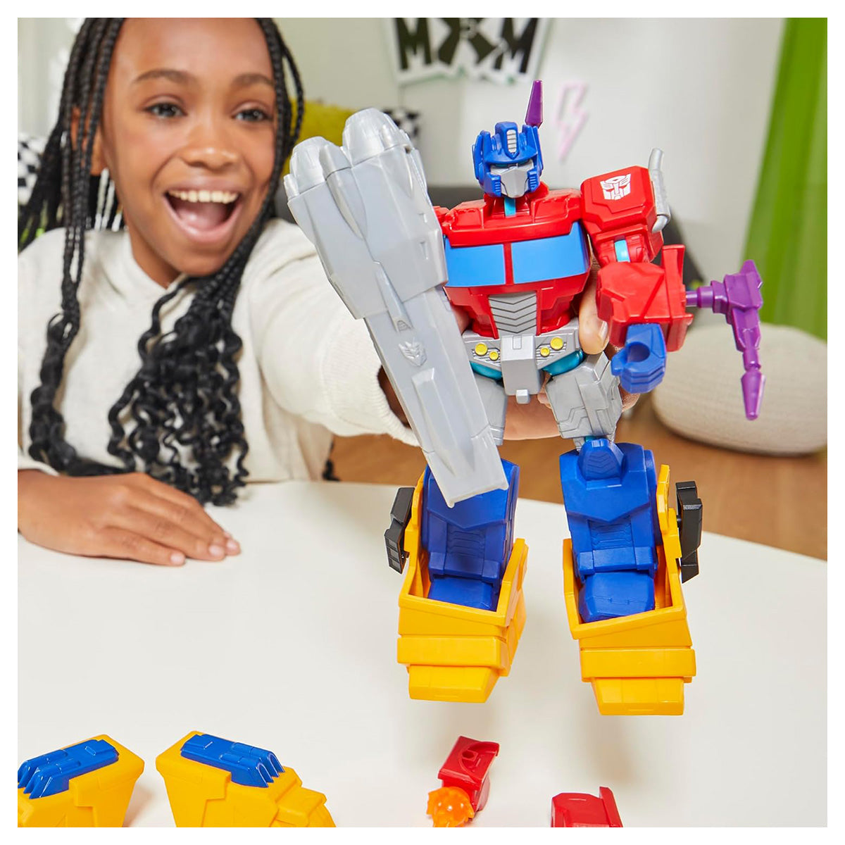 MixMashers Deluxe Transformers Optimus Prime Action Figure