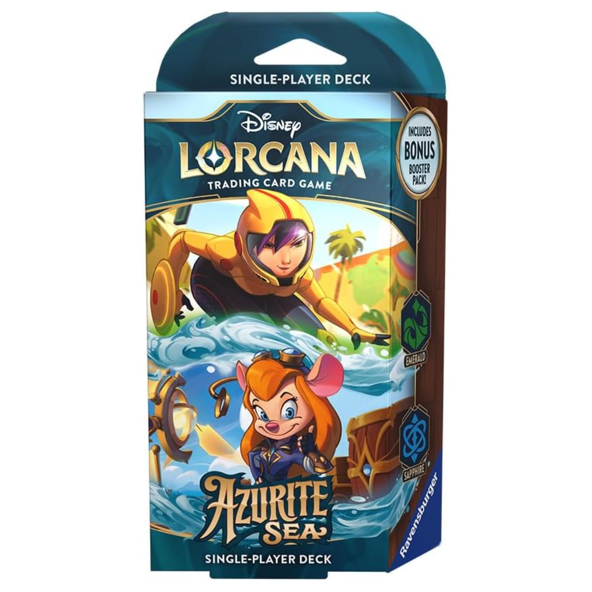 Disney Lorcana TCG: Azurite Sea Starter Deck (Emerald & Sapphire)
