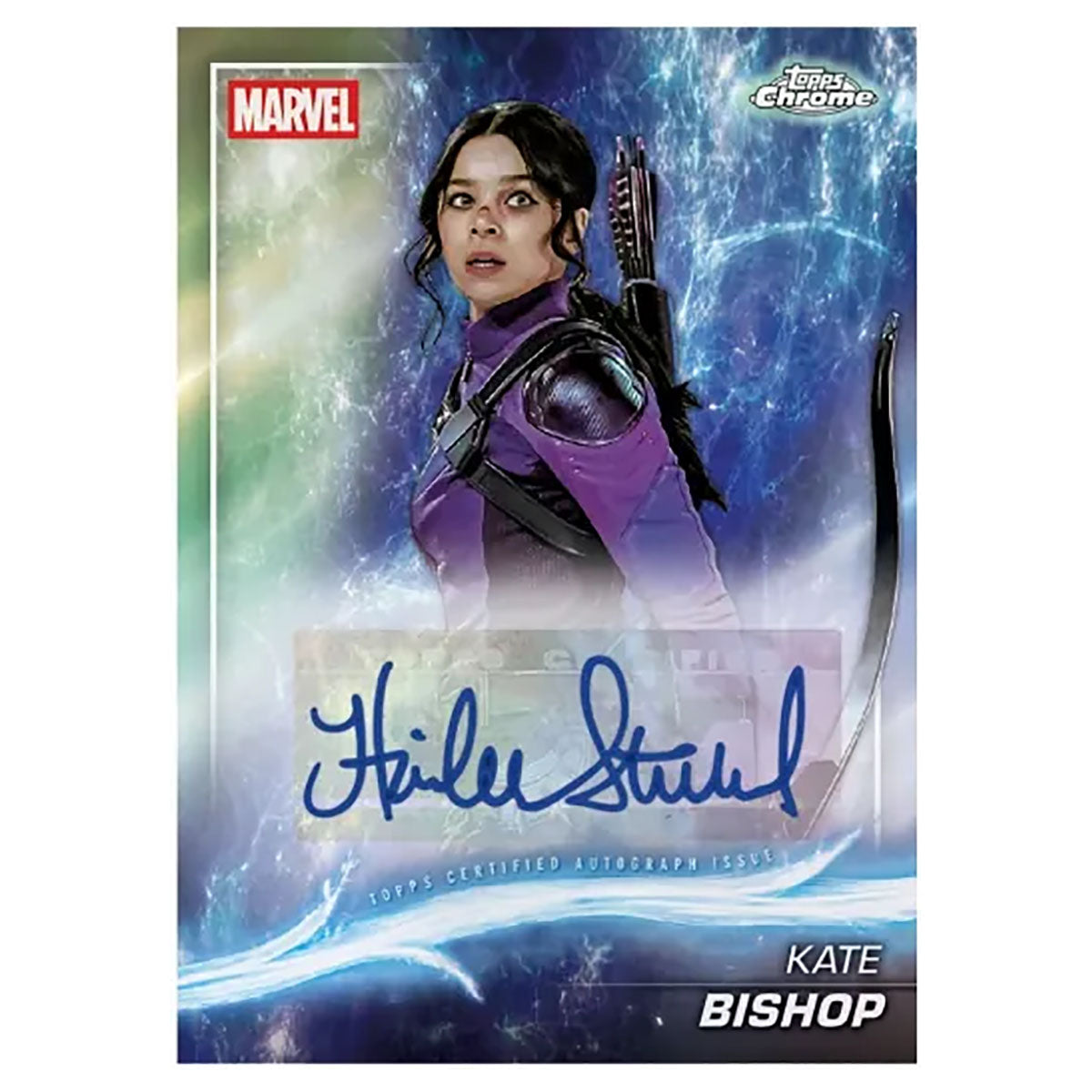 Rare Marvel Chrome autograph card example