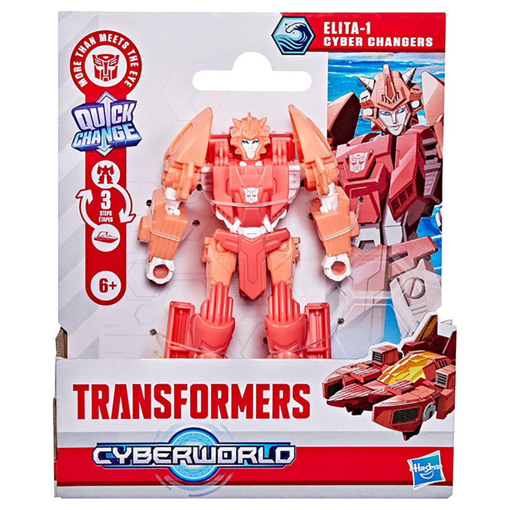 Transformers Cyberworld:  Cyber Changers Elita-1 Figure