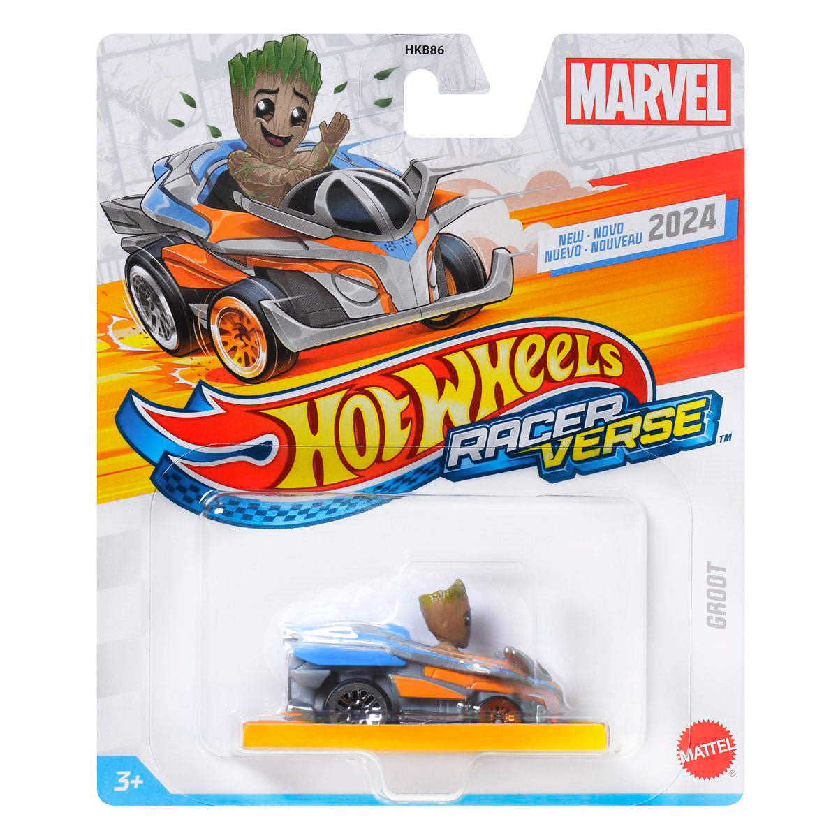 Hot Wheels Racer Verse Marvel Groot Vehicle