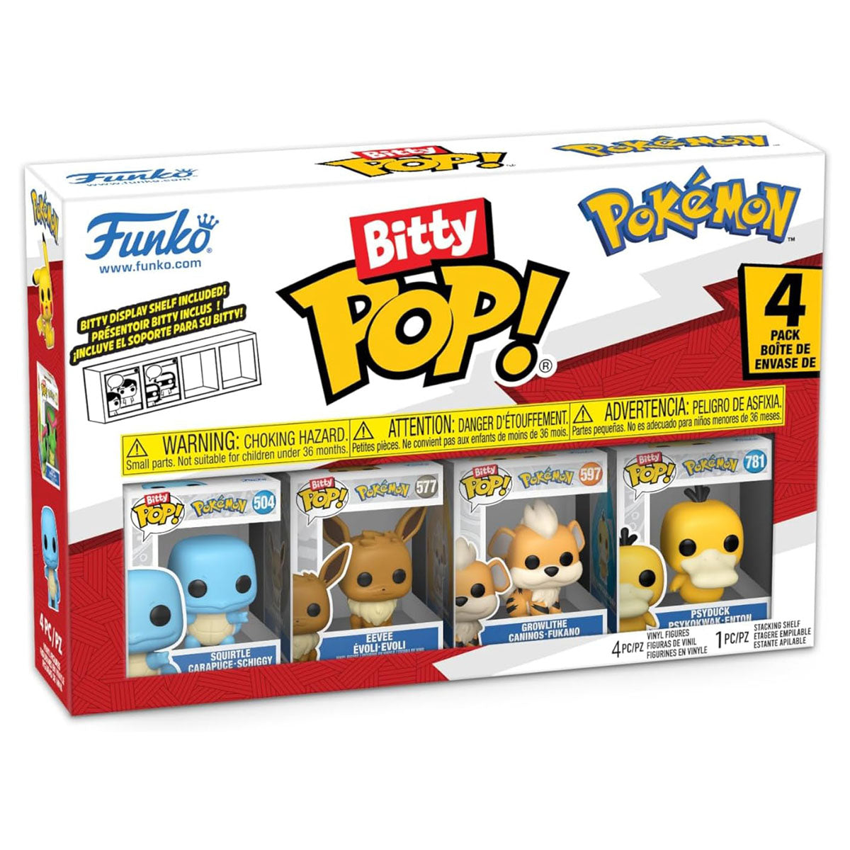 Funko Bitty Pop! PokÃ©mon Mini Figures Series 4 (4 Pack)