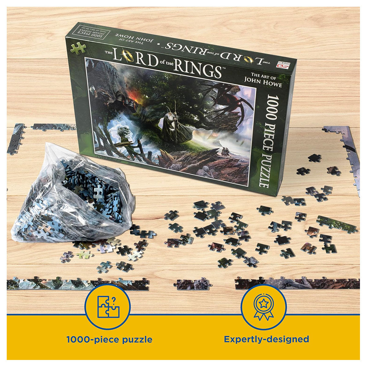 Lord of the Rings Gandalf and the Owl 1000 Piece Jigsaw Puzzle