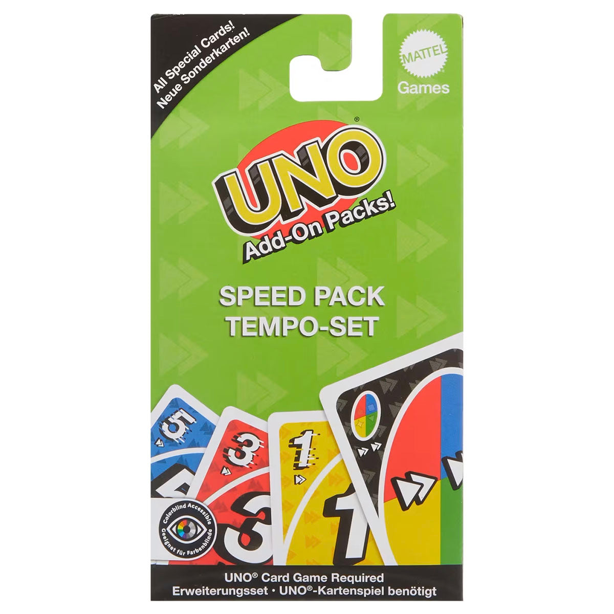 UNO Add-On Packs: Speed Pack Cards