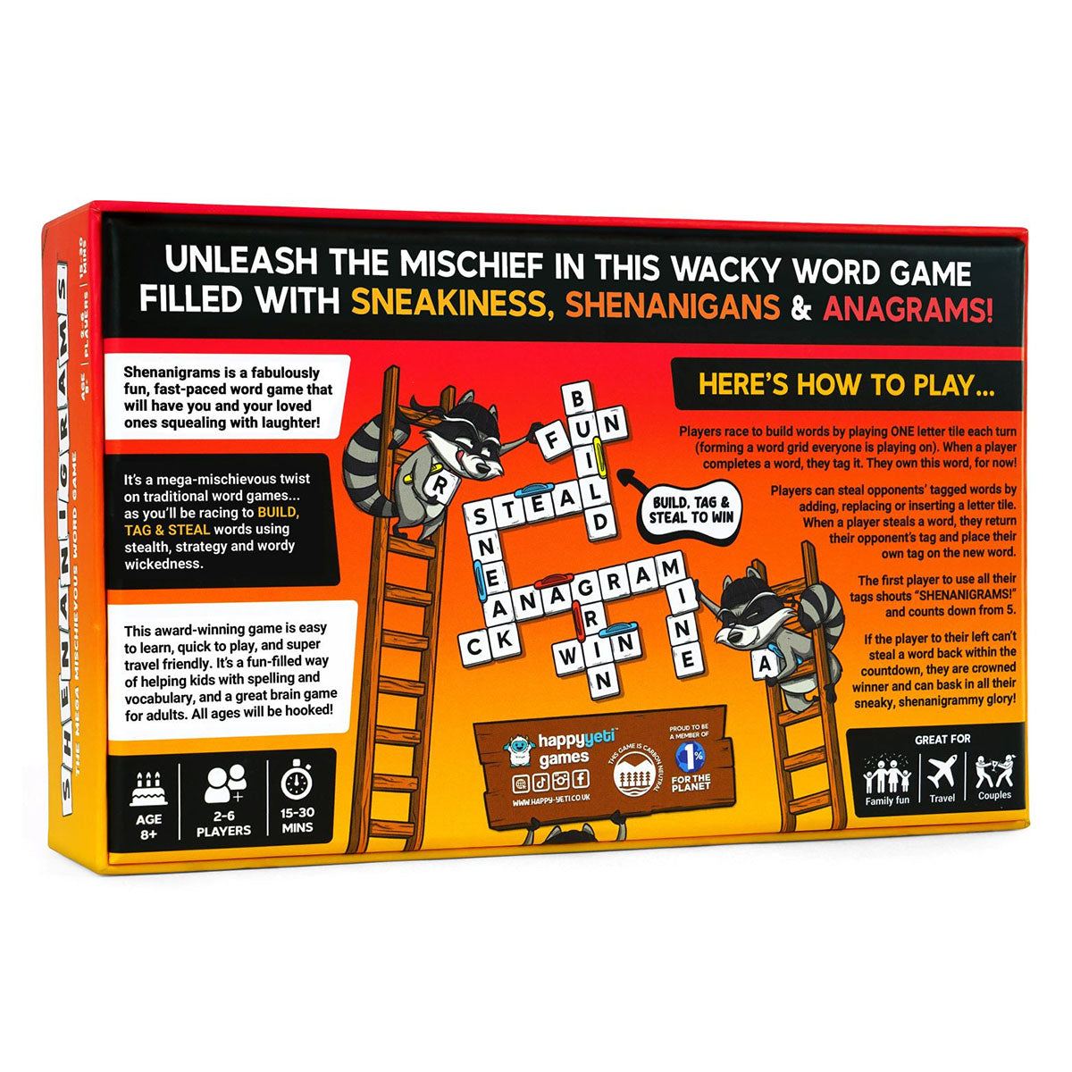 Shenanigrams Board Game