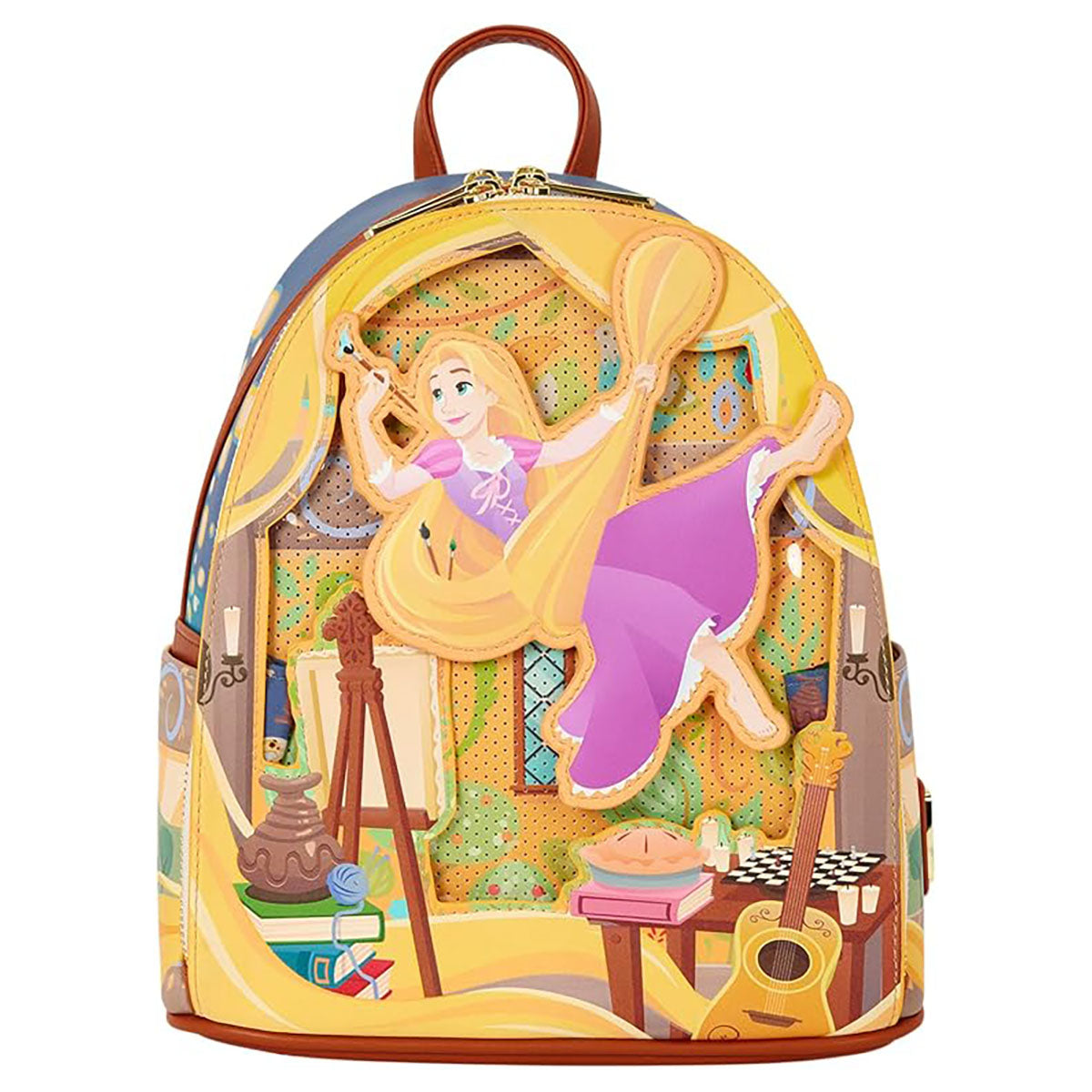 Loungefly Disney Tangled: Rapunzel Painting Mini Backpack