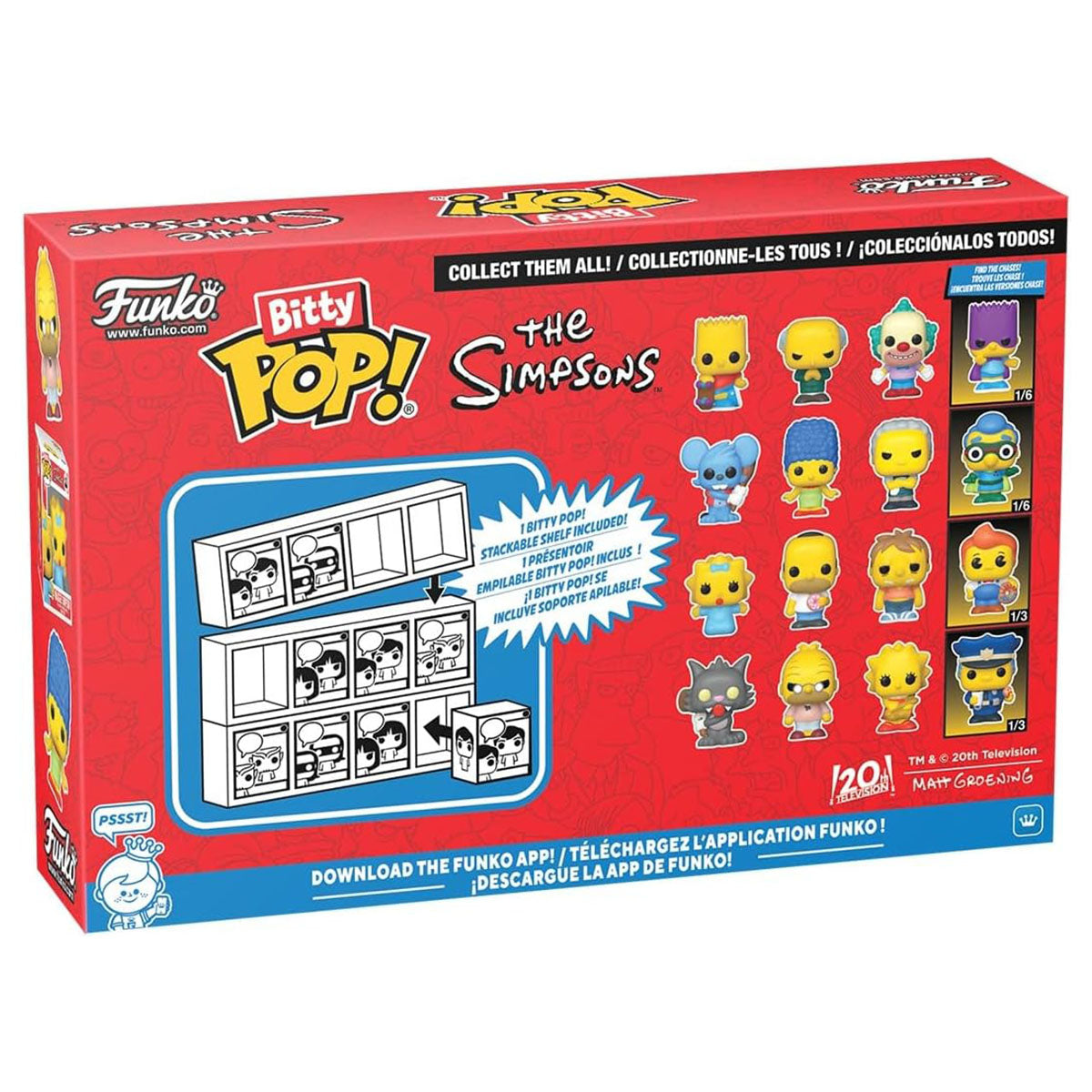 Funko Bitty Pop! The Simpsons Mini Figures Series 1 (4 Pack)