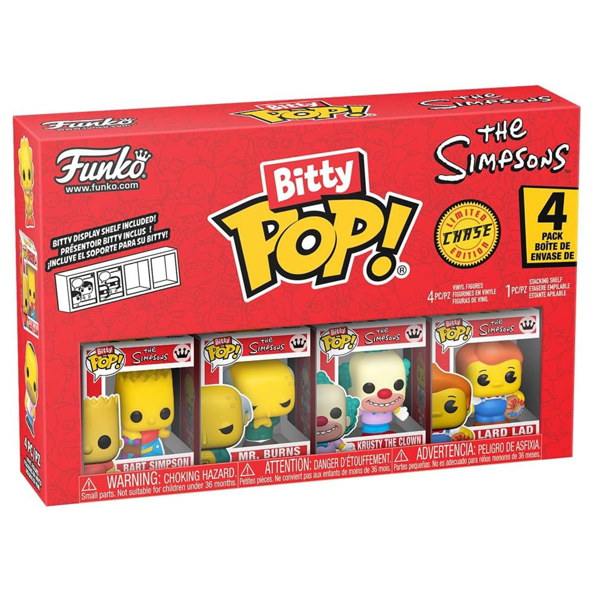 Funko Bitty Pop! The Simpsons Mini Figures Series 1 (4 Pack)