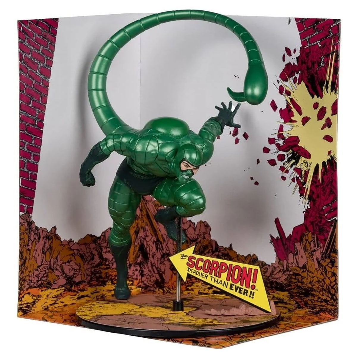 McFarlane Gold Label Collection Marvel Scorpion Metallic Action Figure (The Amazing Spider-Man #318)