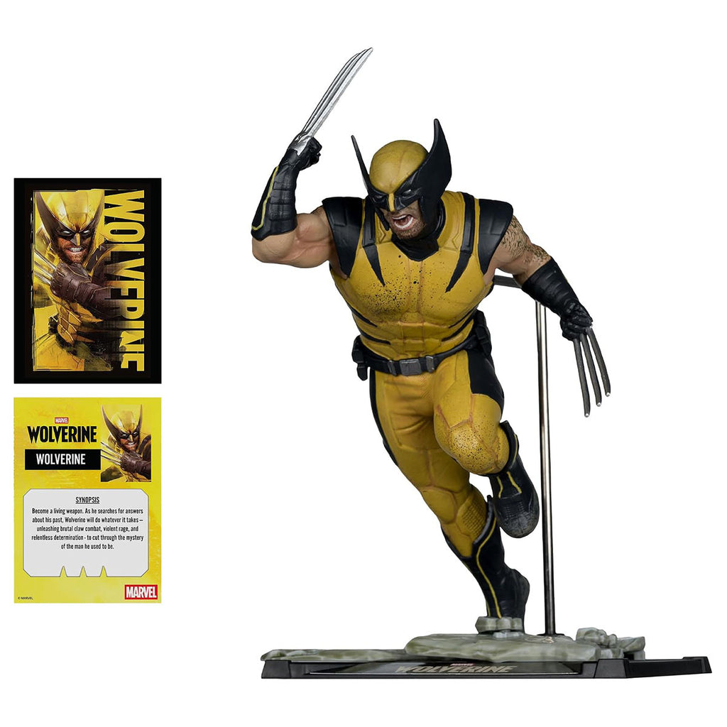 McFarlane Marvel Games Collection Wolverine (Wolverine Game) Gold Label 1:10 Figure