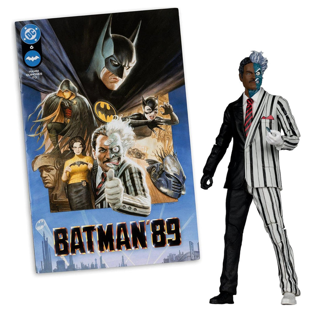McFarlane DC Direct Two-Face (Batman '89) with Comic 7" Action Figure