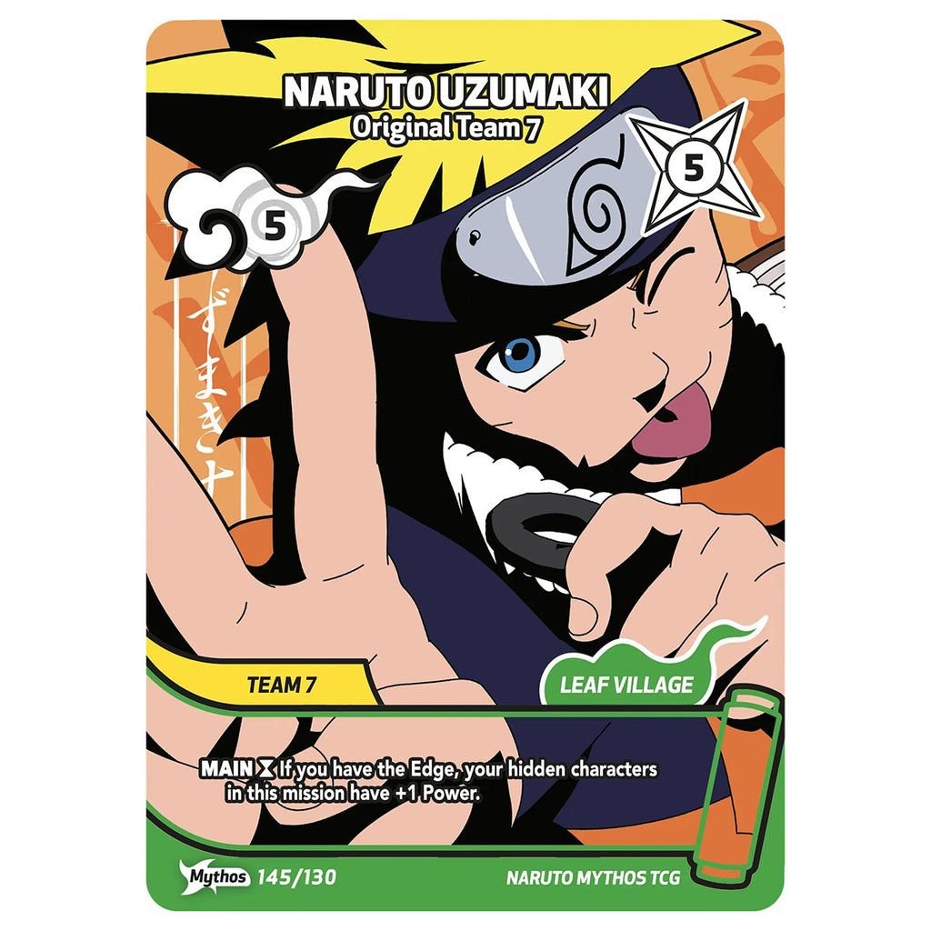Naruto Mythos Trading Card Game: Naruto Uzumaki Team Set