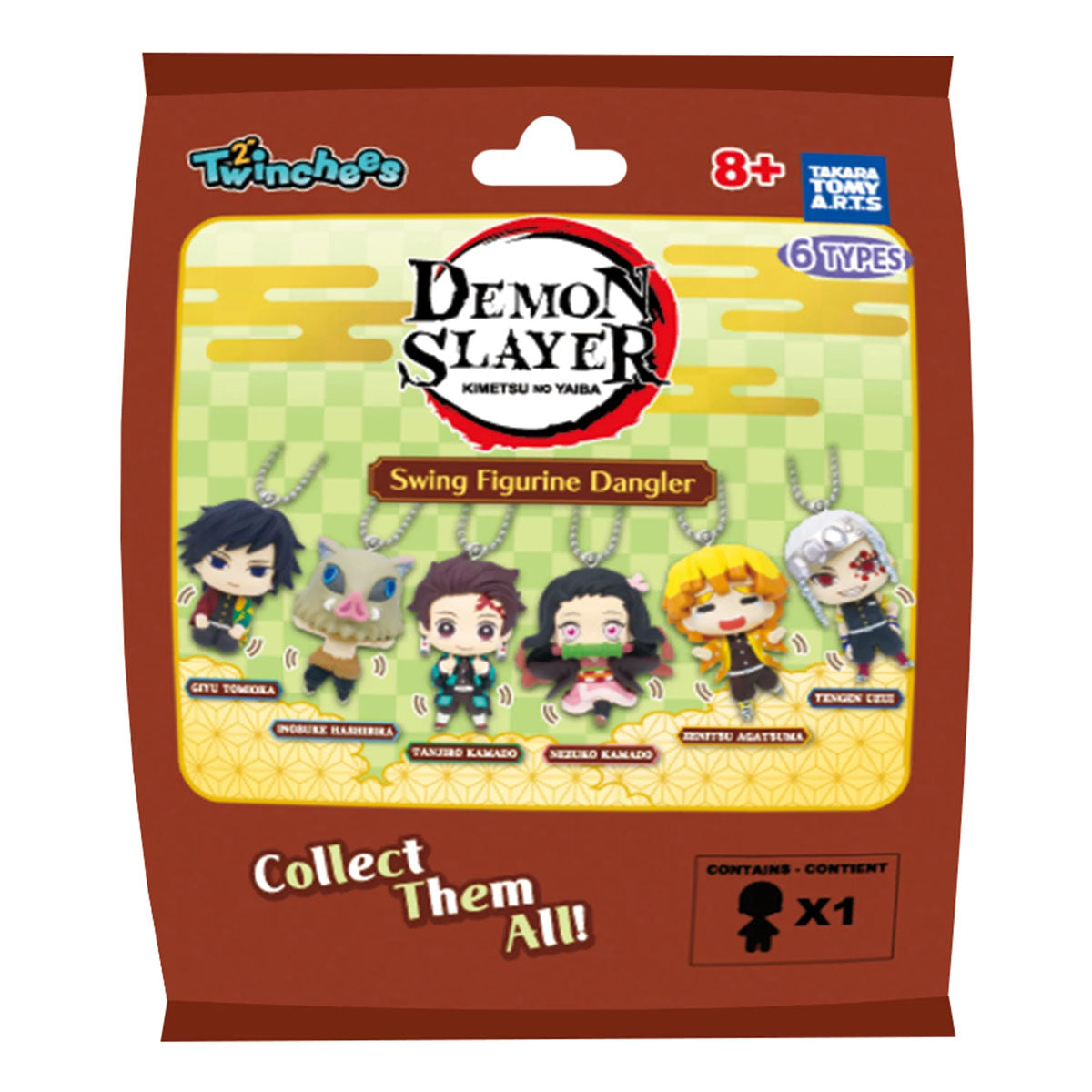Twinchees Demon Slayer: Kimetsu No Yaiba Swing Figurine Dangler (styles vary)