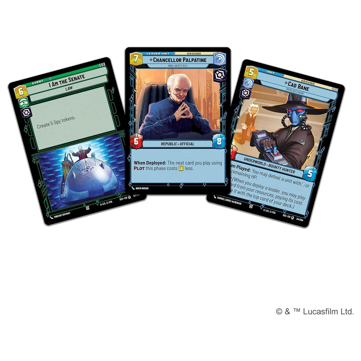 Star Wars: Unlimited: Secrets of Power Spotlight Deck - Chancellor Palpatine