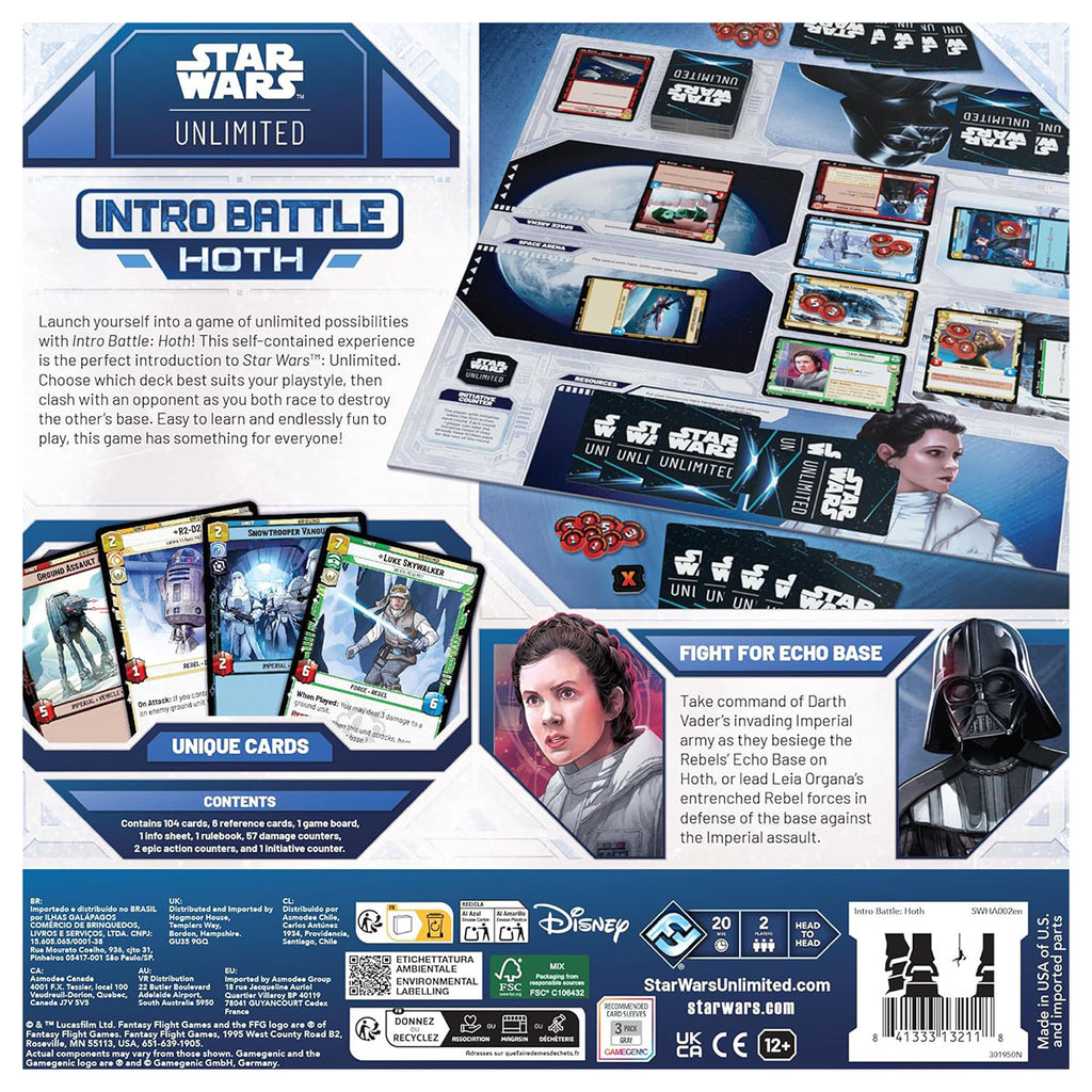Star Wars: Unlimited: Intro Battle: Hoth Card Game