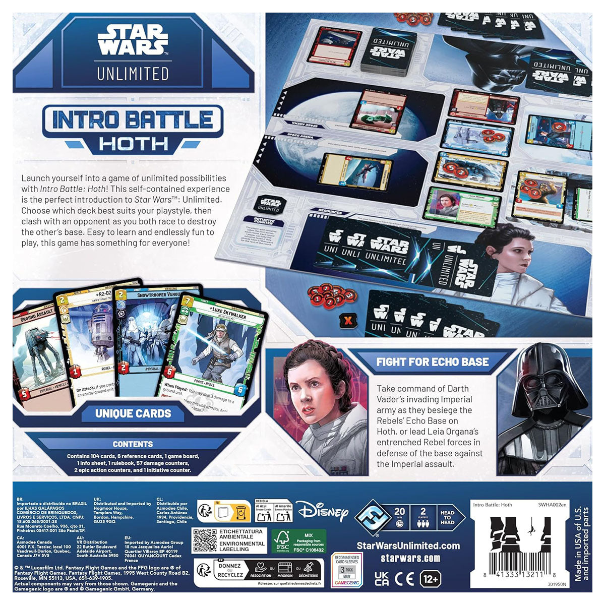 Star Wars: Unlimited: Intro Battle: Hoth Card Game