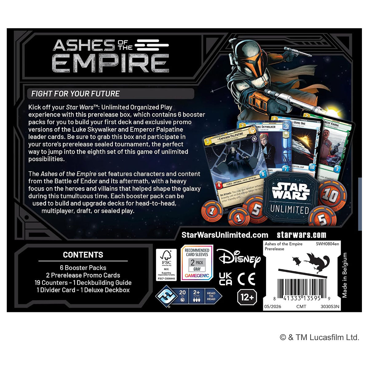 Star Wars: Unlimited: Ashes of the Empire Prerelease Set